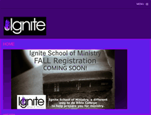 Tablet Screenshot of ignitemb.com